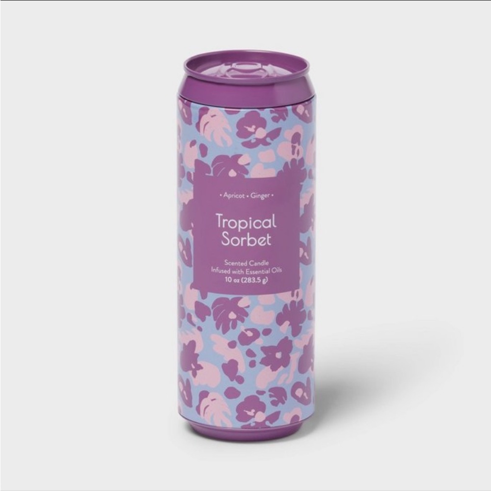 Printed Tin Can 10oz Candle Tropical Sorbet - Opalhouse™